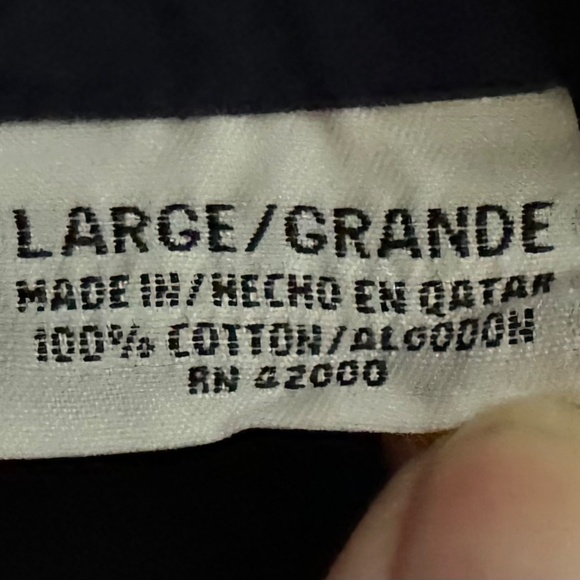 Basic Editions Boys Navy Blue Short Sleeve Pocket Button Down Dress Shirt L NWOT - Picture 3 of 5